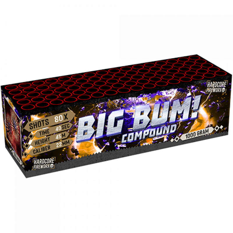 BIG BUM! 80 shot XL compound